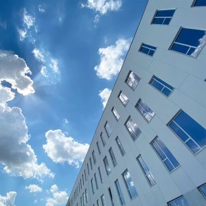 costruzione industriale: progetto facciata prefabbricata